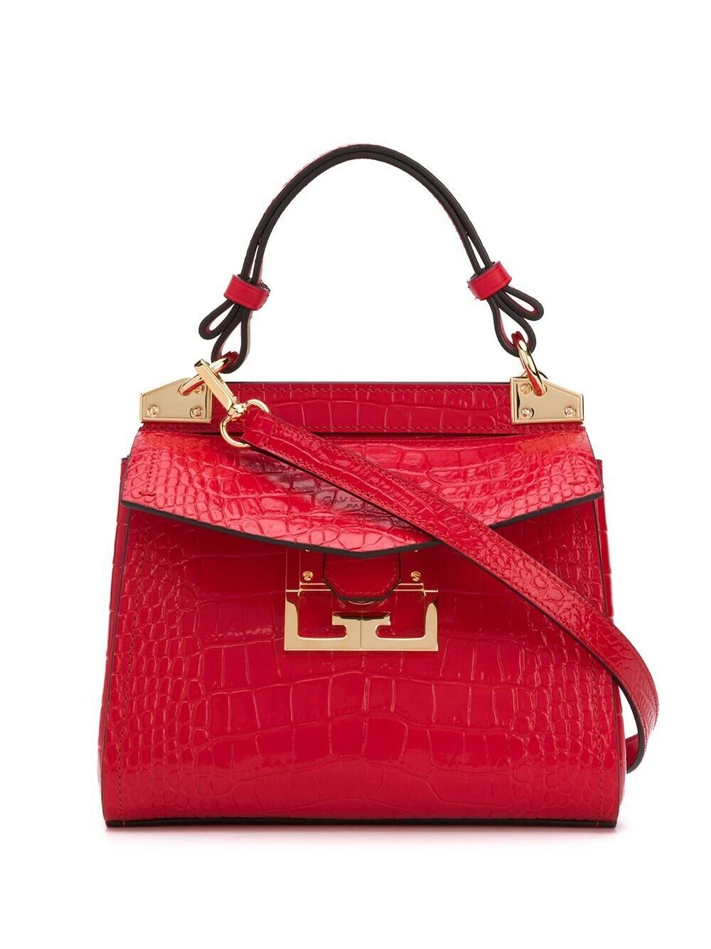Givenchy Mystic Mini Bag, Red Embossed Leather
