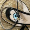 Gucci Crystal-Embellished Metallic Leather Sandals