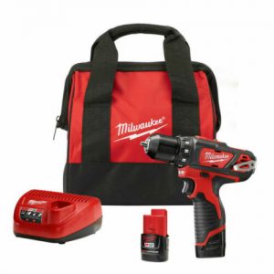 Milwaukee 2407-22 M12 Li-Ion 3-8 in. Drill-Driver Kit New